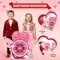 4E's Novelty Valentine Dart Board with 12 Sticky Balls - 30" Large Heart Shaped Darts Board, Kids Dart Board Indoor/Outdoor, Classroom Exchange Fun Games, Fun Valentine's Day Games for Kids Party